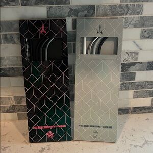 Jeffree Star Reusable straw set Bundle